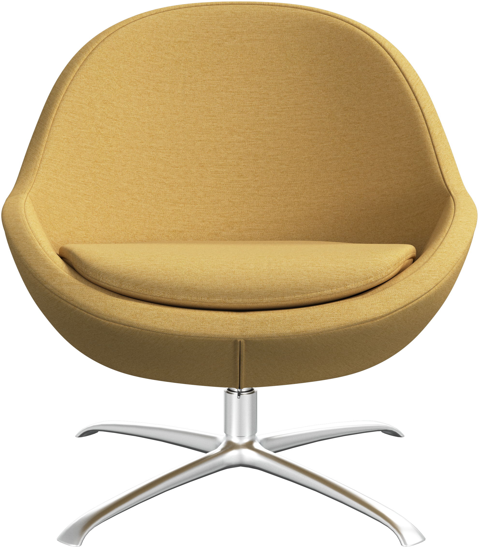 BoConcept Veneto armchair with swivel function - aluminum / green